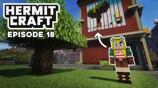 thumbnail for: Hermitcraft S11: I Turned Myself into a GIANT Banner | Episode 18