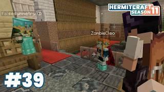 thumbnail for: Vandalizing the C-Team! Credit union push! Firefighter interview!— HermitCraft 11: ep 39