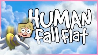 thumbnail for: 🔴Ragdoll Parkour in Human Fall Flat! With Skizz, Dot & Pups!