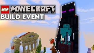 thumbnail for: LEGO MINECRAFT BUILD EVENT!! #AD #LEGO