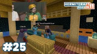 thumbnail for: Gamers for Giving chats with Cub, Scar, and Jev! 12-foot Skeleton with Etho! — HermitCraft 11: ep 25